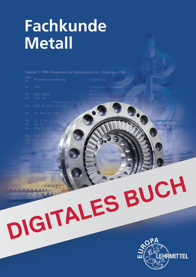 Fachkunde Metall - digitales Buch Laufzeit unbegrenzt