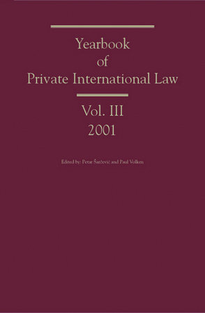 Yearbook of Private International Law