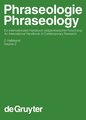 Phraseologie / Phraseology. Volume 2