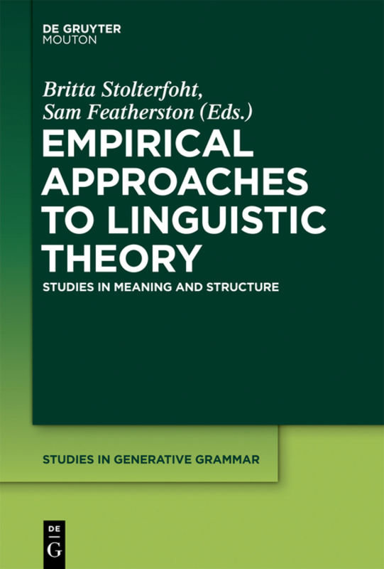 Empirical Approaches to Linguistic Theory