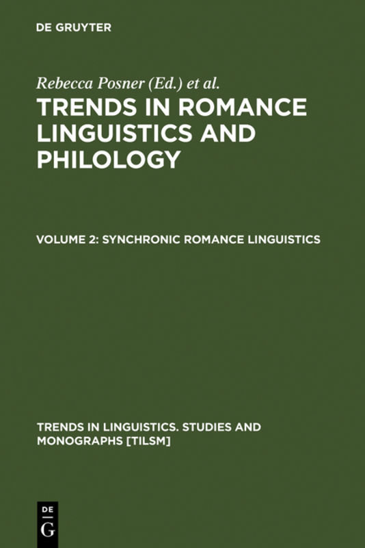 Synchronic Romance Linguistics