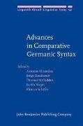 Advances in Comparative Germanic Syntax