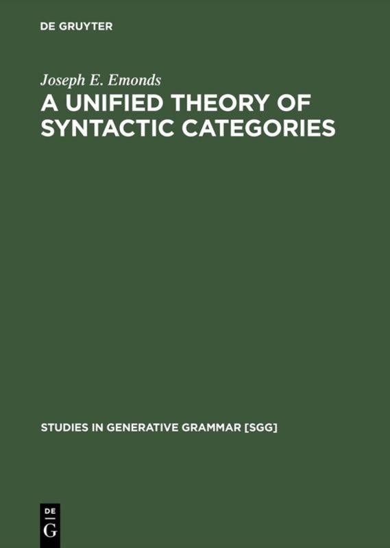 A Unified Theory of Syntactic Categories