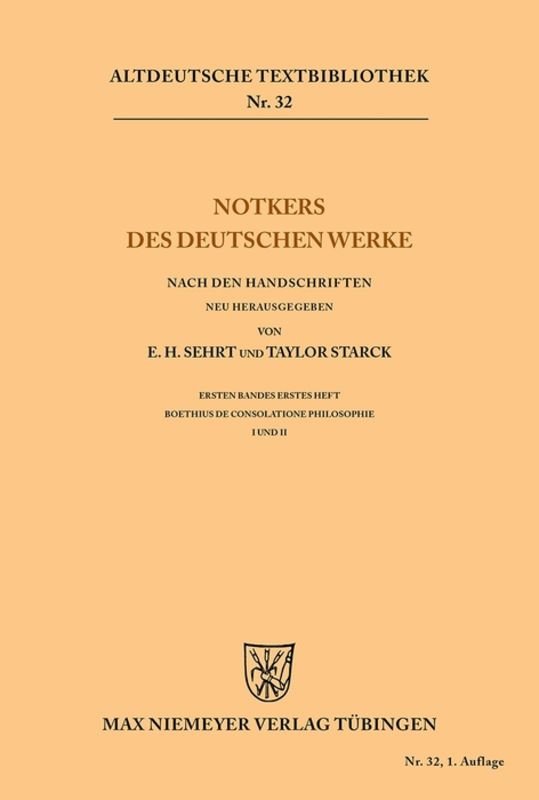 Notkers des Deutschen Werke