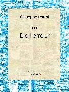 De l'erreur