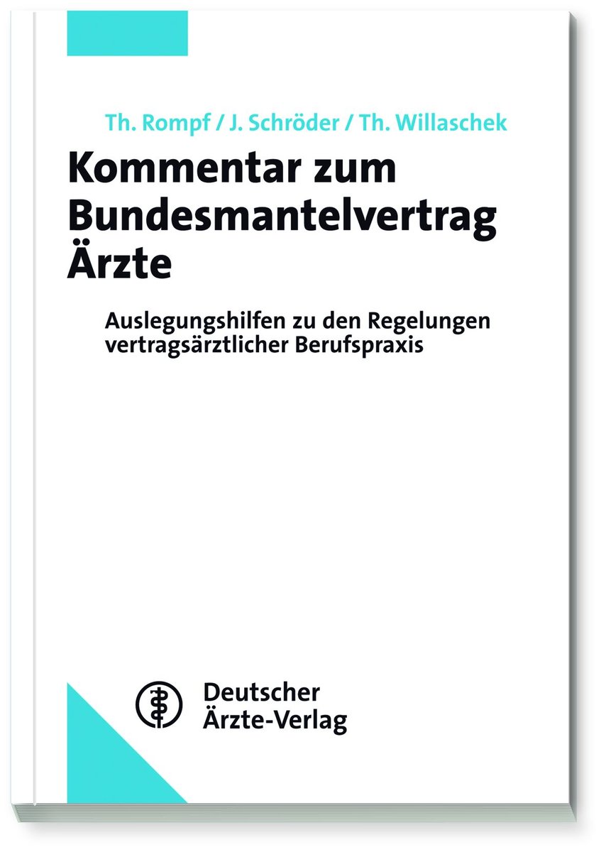 Kommentar zum Bundesmantelvertrag Ärzte