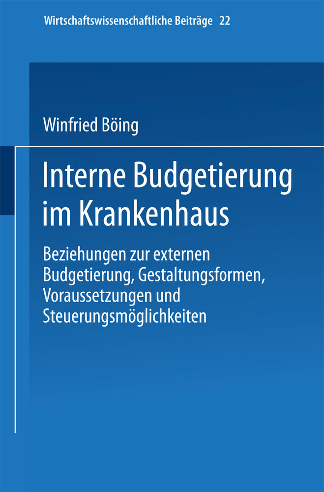 Interne Budgetierung im Krankenhaus