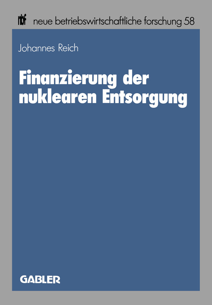 Finanzierung der nuklearen Entsorgung