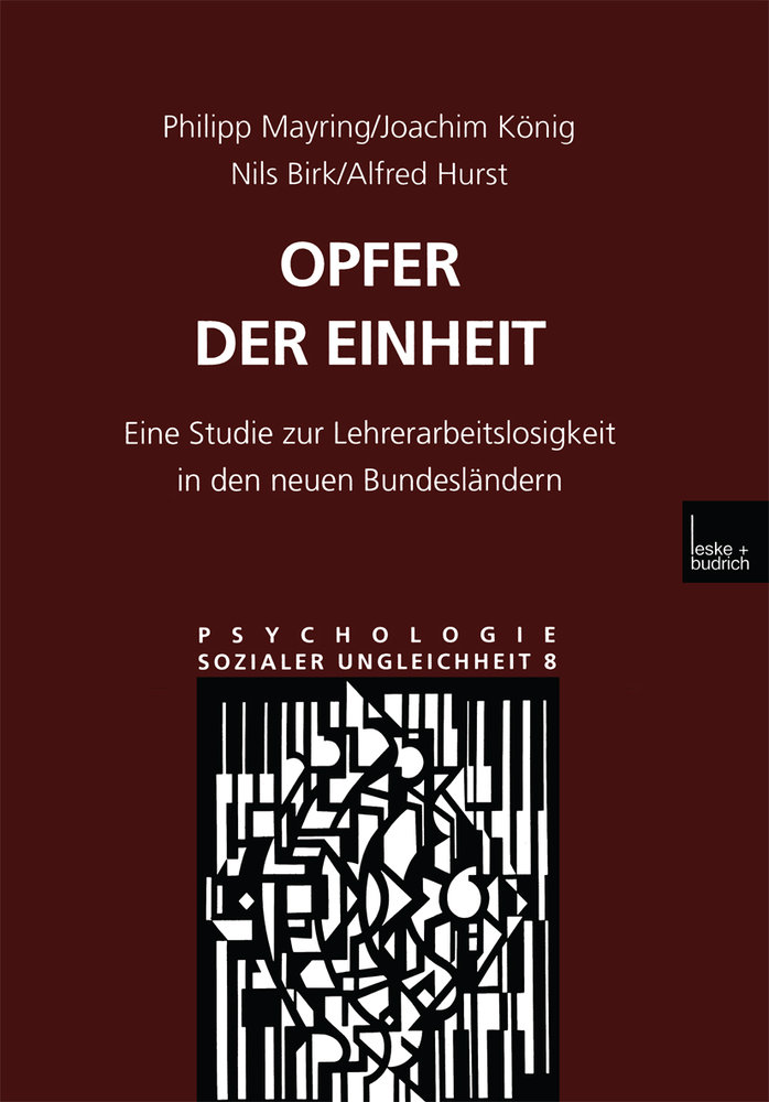 Opfer der Einheit