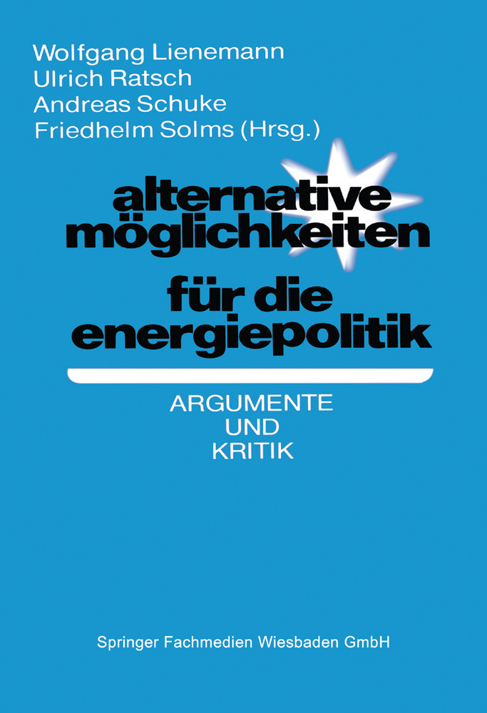 Alternative Möglichkeiten für die Energiepolitik