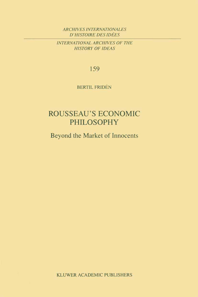 Rousseau's Economic Philosophy