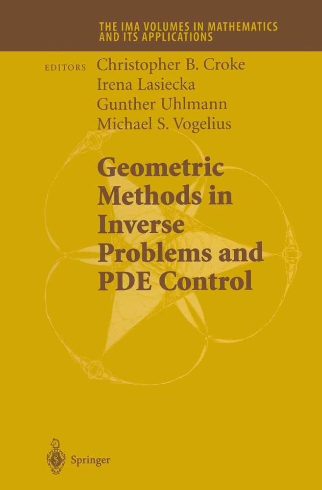 Geometric Methods in Inverse Problems and PDE Control