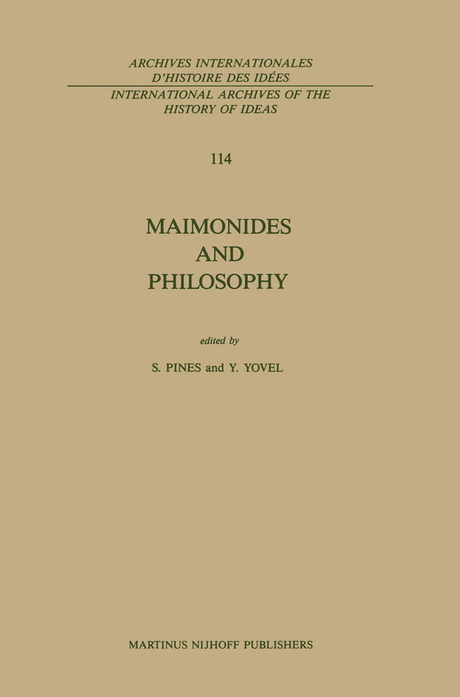 Maimonides and Philosophy