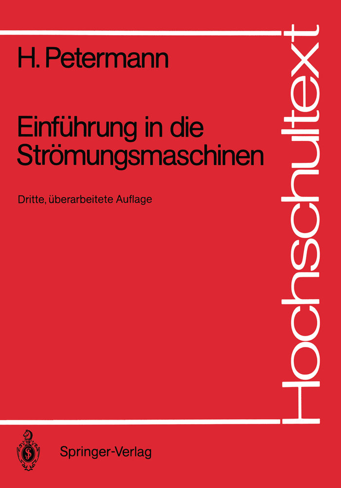 Einführung in die Strömungsmaschinen