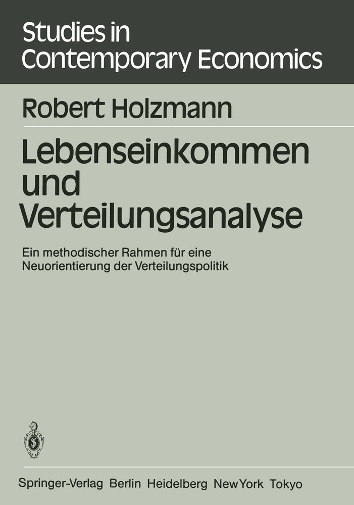 Lebenseinkommen und Verteilungsanalyse