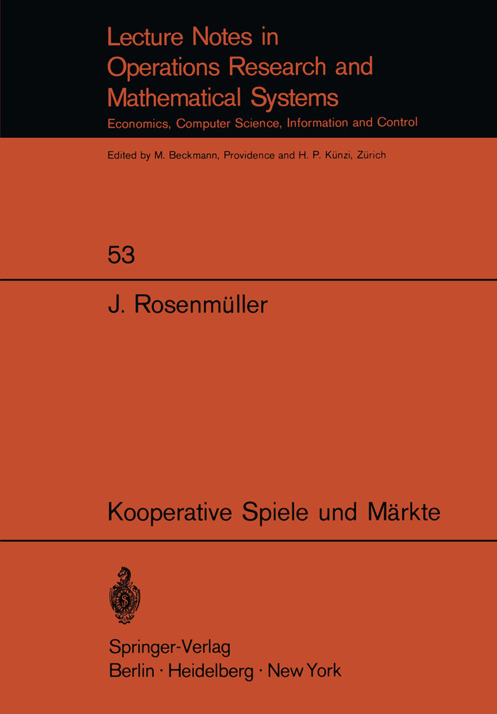 Kooperative Spiele und Märkte