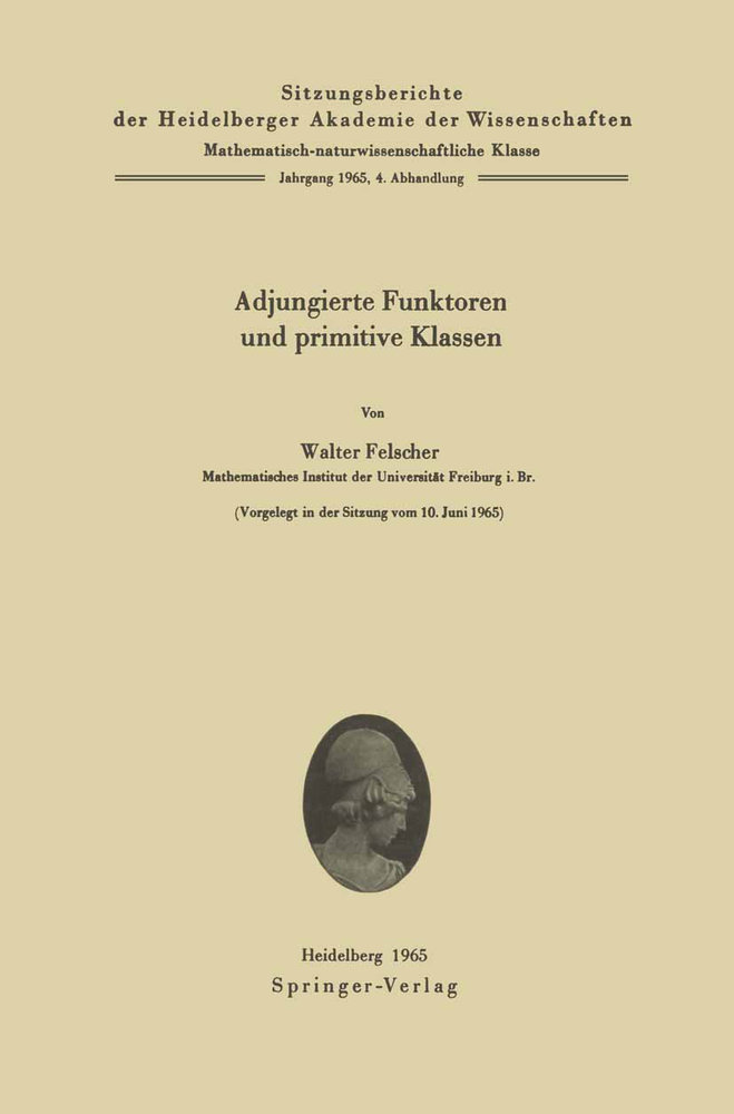 Adjungierte Funktoren und primitive Klassen