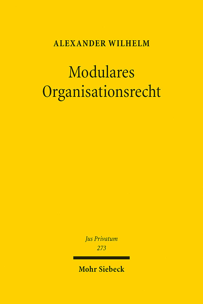 Modulares Organisationsrecht