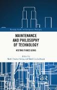 Maintenance and Philosophy of Technology