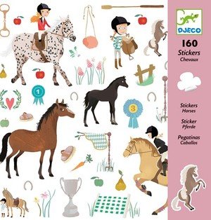 Stickers chevaux 4+