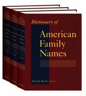 Dictionary of American Family Names