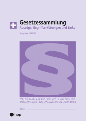 Gesetzessammlung 2023/2024 (Ausgabe A4)