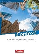 Context, Rheinland-Pfalz / Saarland - Ausgabe 2015, Handreichungen für den Unterricht, Mit Transkripten online