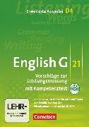 English G 21, Vorschläge zur Leistungsmessung - Erweiterte Ausgabe D, Band 4: 8. Schuljahr, Leistungsmessung, CD-Extra (CD-ROM und CD auf einem Datenträger), Inhaltlich identisch mit 978-3-06-031988-6