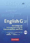 English G 21, Vorschläge zur Leistungsmessung - Ausgabe A, Band 5: 9. Schuljahr - 6-jährige Sekundarstufe I, Leistungsmessung, CD-Extra (CD-ROM und CD auf einem Datenträger), Inhaltlich identisch mit 978-3-06-031989-3