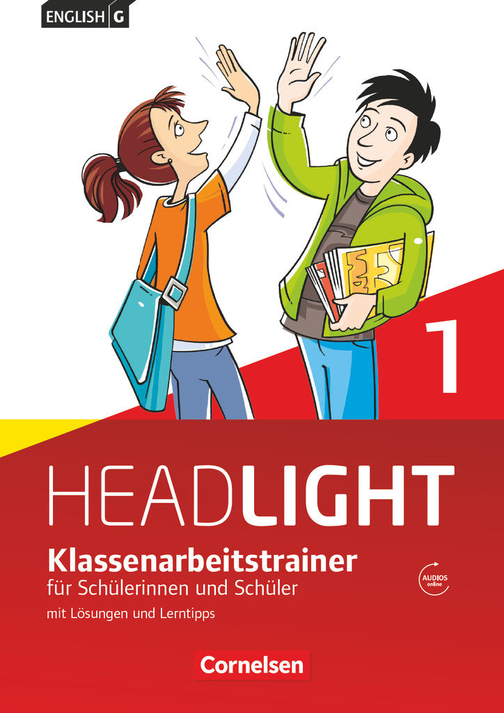 English G Headlight, Allgemeine Ausgabe, Band 1: 5. Schuljahr, Klassenarbeitstrainer mit Lösungen und Audios online