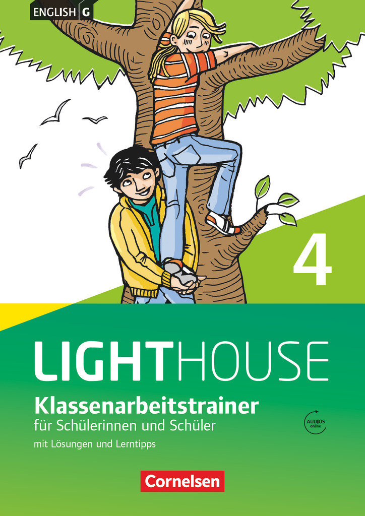 English G Lighthouse, Allgemeine Ausgabe, Band 4: 8. Schuljahr, Klassenarbeitstrainer mit Lösungen und Audios online