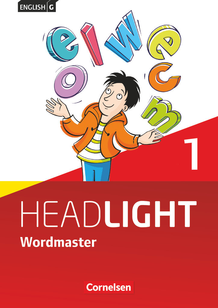 English G Headlight, Allgemeine Ausgabe, Band 1: 5. Schuljahr, Wordmaster mit Lösungen, Vokabellernbuch