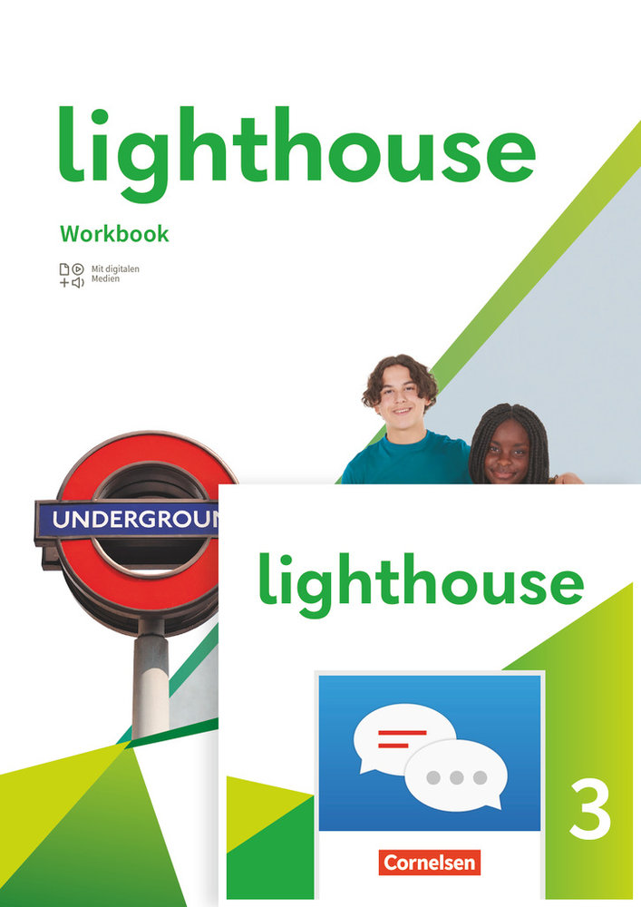 Lighthouse Band 3: 7. Schuljahr - Workbook mit Audios, Erklärfilmen und Lösungen - plus Zugangscode zu interaktivem Kompetenztraining in ChatClass