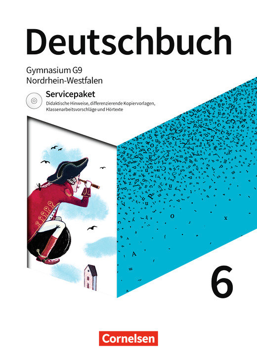 Deutschbuch Gymnasium, Nordrhein-Westfalen - Neue Ausgabe, 6. Schuljahr, Servicepaket mit CD-Extra, Handreichungen, Kopiervorlagen, Klassenarbeiten