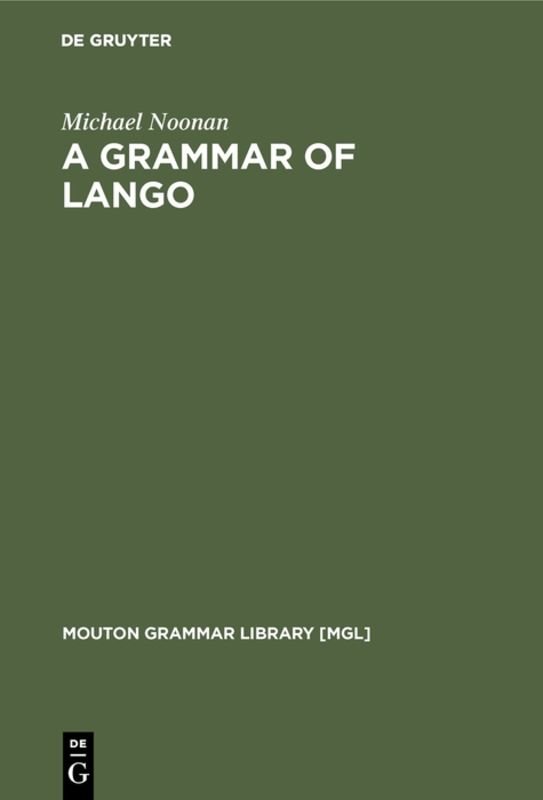 A Grammar of Lango