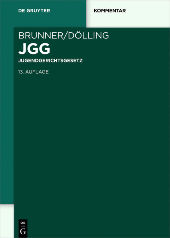 Jugendgerichtsgesetz (JGG), Kommentar