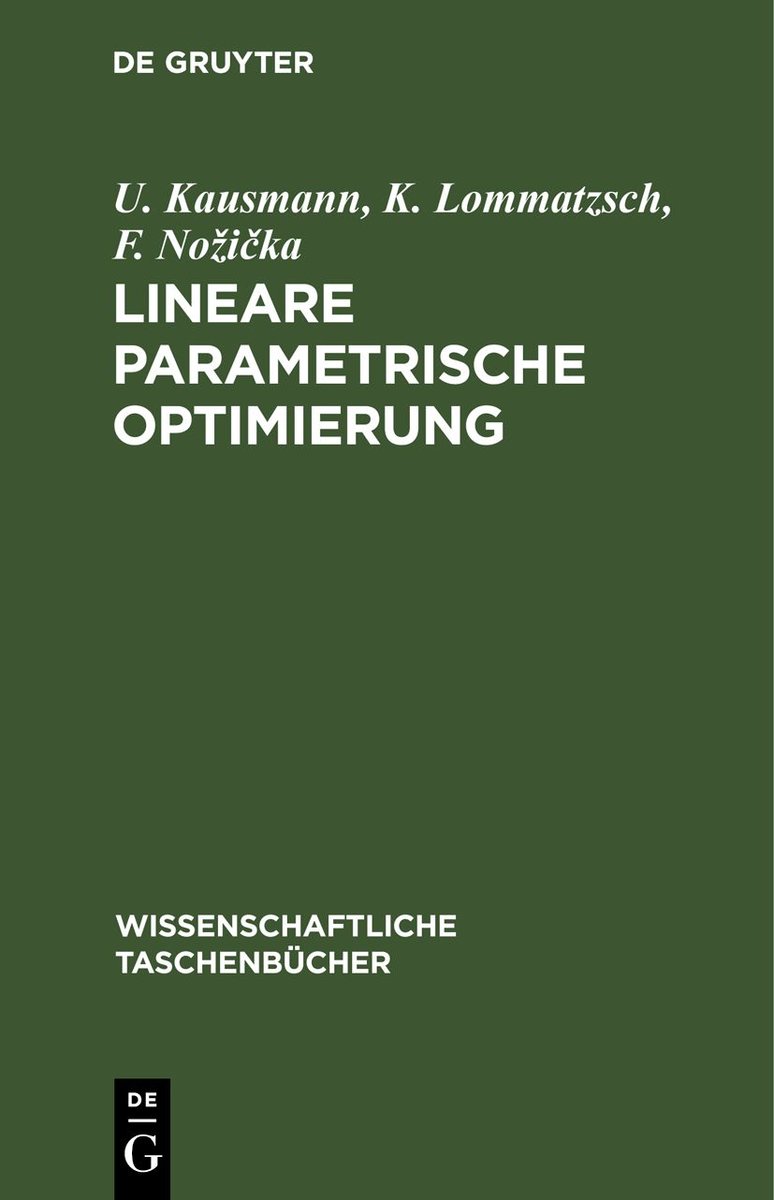 Lineare parametrische Optimierung