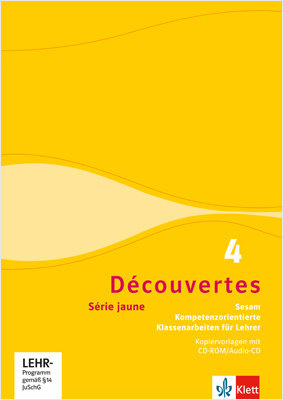 Découvertes 4 jaune Sesam KV+CDR+CD