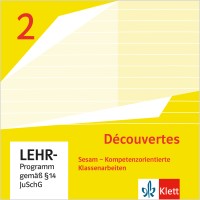 Découvertes 2 CDR mit KV+AudioCD Sesam-Kompetenzorientierte Klassenbarbeiten