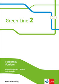 Green Line 2 Fördern&Fordern, KVs Niveau 3 mit Lösungen, BW ab 2016