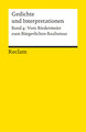 Gedichte und Interpretationen / Vom Biedermeier zum Bürgerlichen Realismus