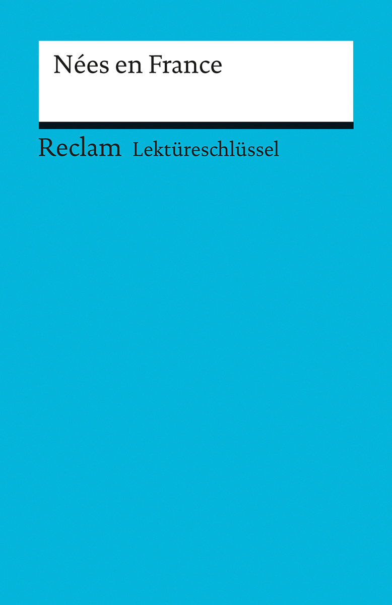 Lektüreschlüssel Tülin Aytimur: Nées en France