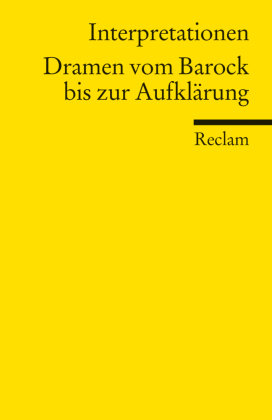 Dramen vom Barock bis zur Aufklärung