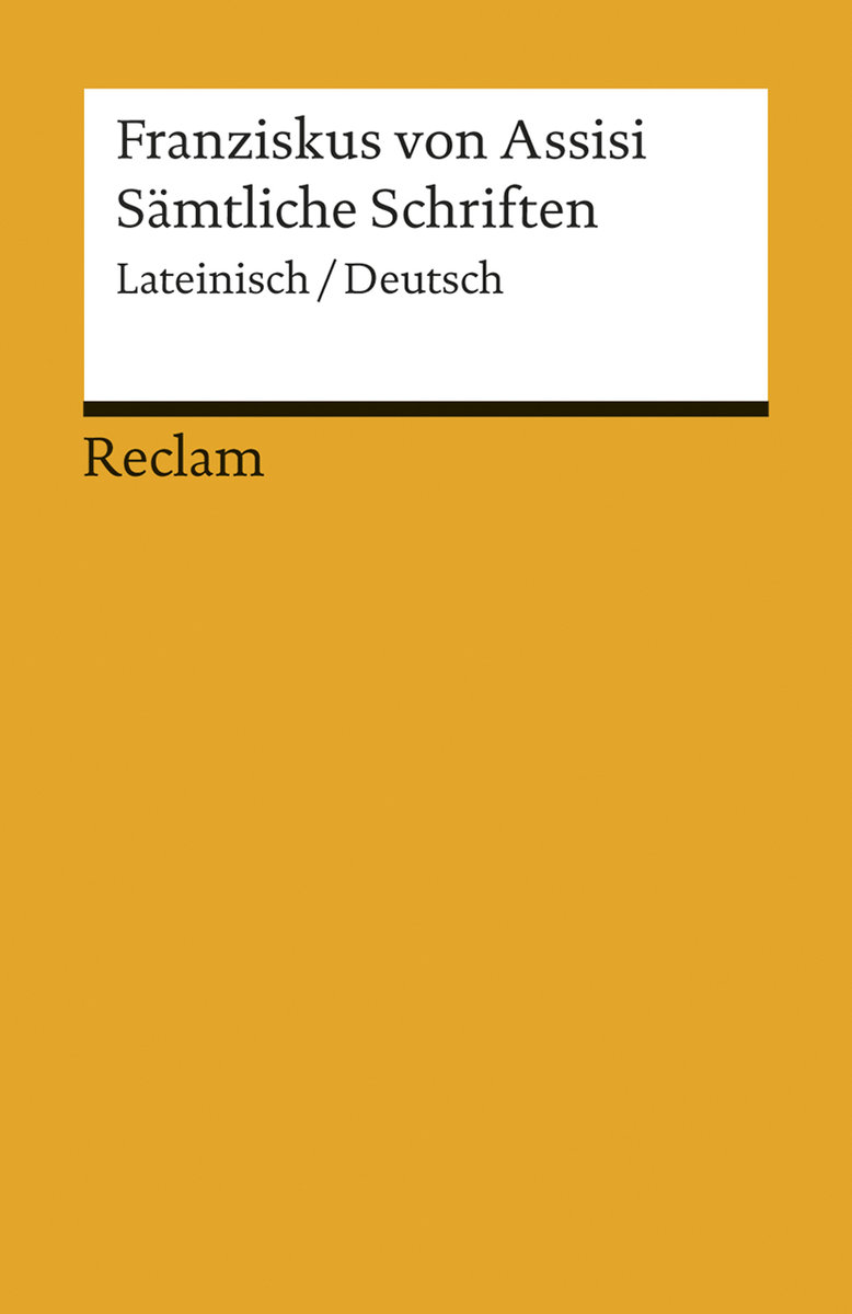 Sämtliche Schriften. Lateinisch/Deutsch