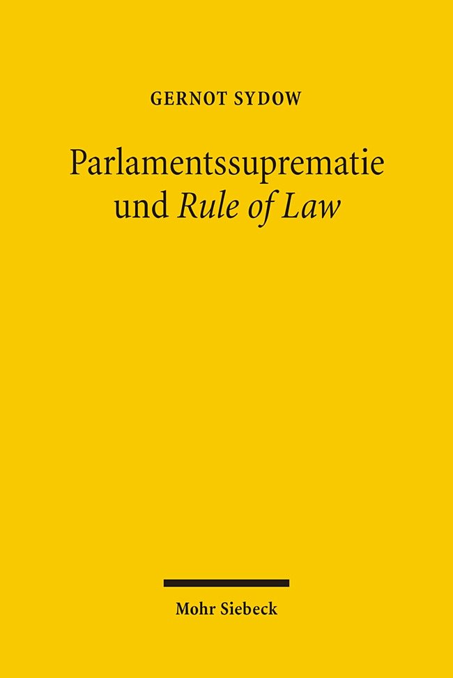 Parlamentssuprematie und Rule of Law