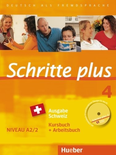 Schritte plus 4, Schweizer Ausgabe, Kurs- und Arbeitsbuch + CD