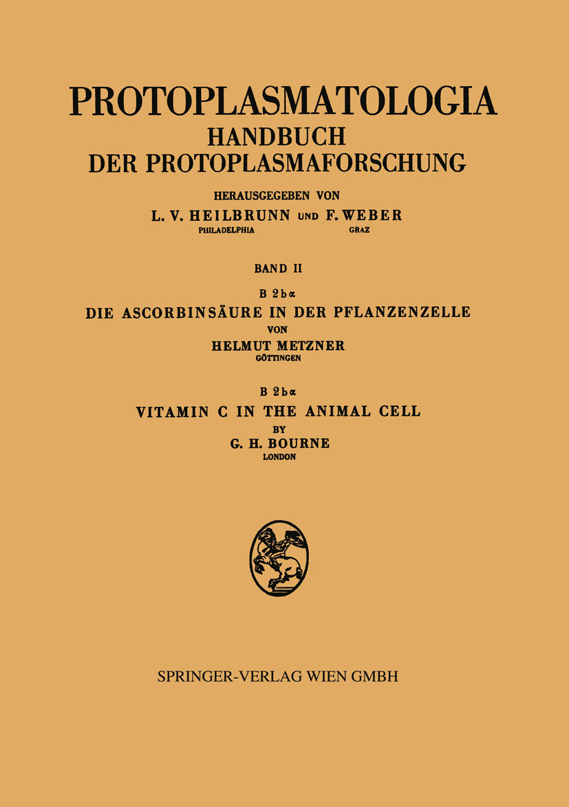 Die Ascorbinsäure in der Pflanzenzelle. Vitamin C in the Animal Cell