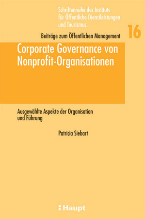 Corporate Governance von Nonprofit-Organsiationen