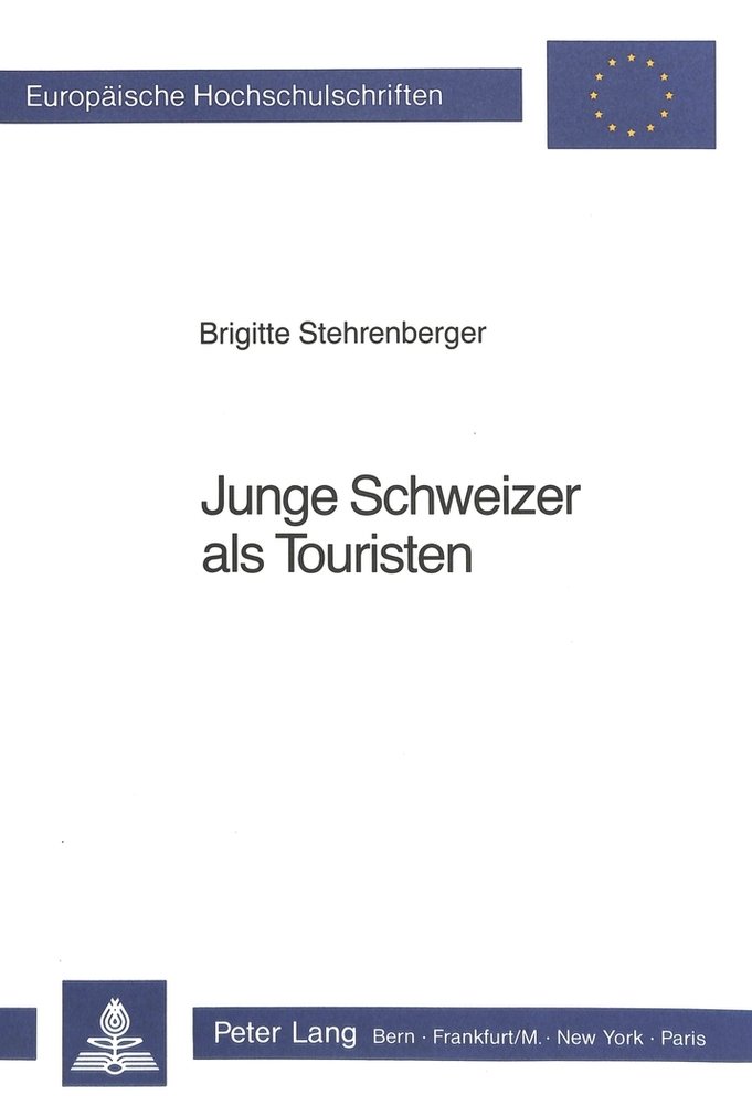 Junge Schweizer als Touristen