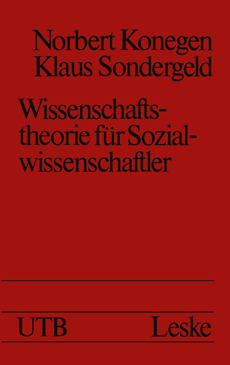 Wissenschaftstheorie für Sozialwissenschaftler